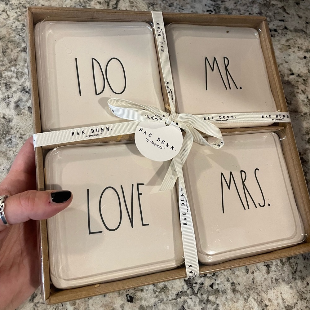 Rae Dunn coasters